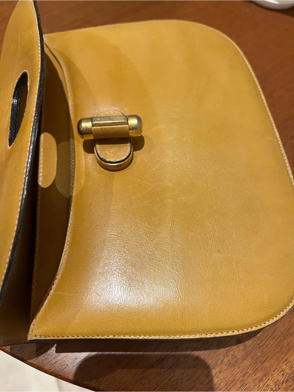 Loewe for RobinSons c.1975 handbag. leather classic - needs handle repair